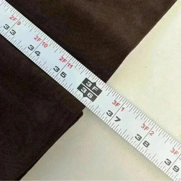 Vintage Shirt Dress Long Sleeves Dark Chocolate Brown  Micro Suede Size 16 - Picture 13 of 16